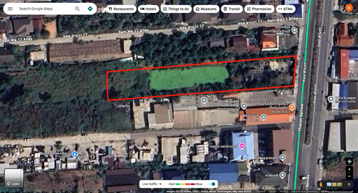 ขายที่ดิน ถนน สามวา ซอย สามวา 17 กรุงเทพ 1