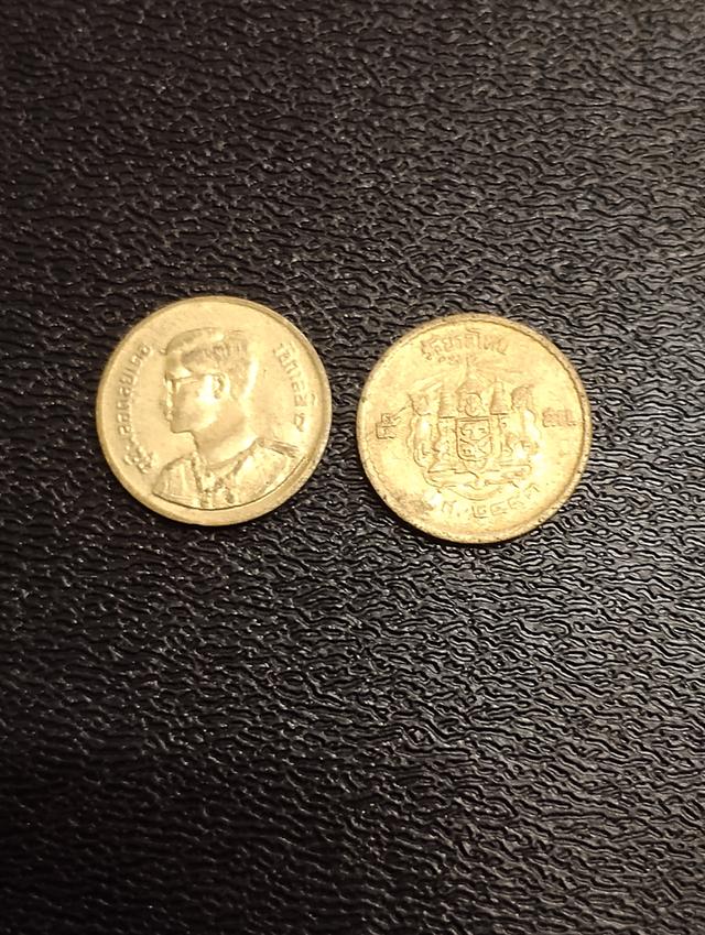 เหรียญหมุนเวียน​ราคา 5 สตางค์ปีพ.ศ 2493​