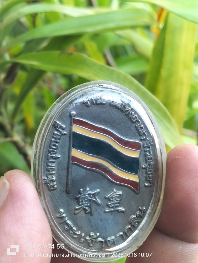 เหรียญสมเด็จพระเจ้าตากสิน ทรงม้าศึก จัดสร้างโดยสมาคมแต้จิ๋ว ปลุกเสก ณ.วังอยุธา ปี๒๕๔๕ รูปที่ 5