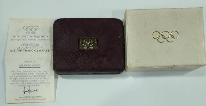 เหรียญเงิน 100 ปี Olimpic 5