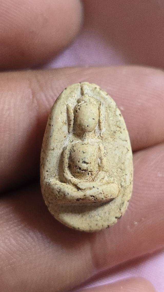 พระกรุวัดพลับ พิมพ์สมาธิเล็ก(ไข่จิ้งจก) 6