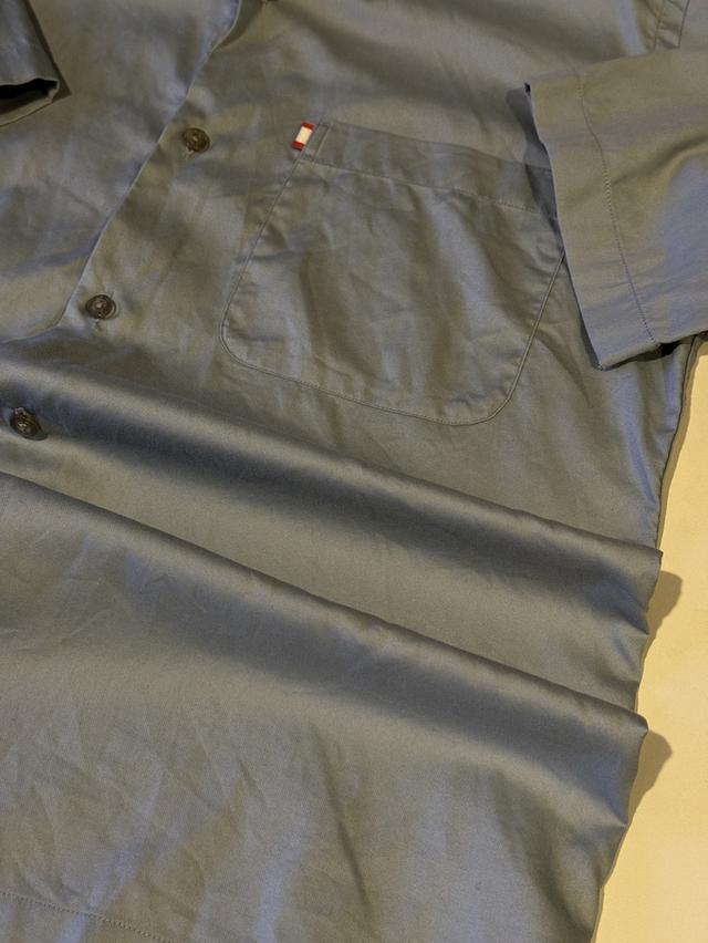 เสื้อเชิ้ตแบรนด์ GQ แขนสั้น สีฟ้า 7