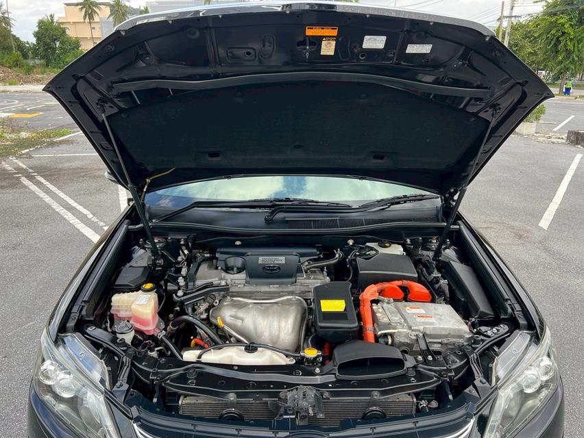 TOYOTA CAMRY 2.5 Hybrid DVD รถปี2013 จด14 สีดำ (แบตเตอรี่เปลี่ยนศูนย์มา 2 ปี) 6