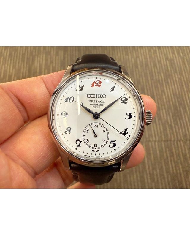 New Sep 26 Local Seiko Presage Classic White Enamel Craftsmanship Automatic HCCO05 HCCOO5J1 รูปย่อยที่ 2
