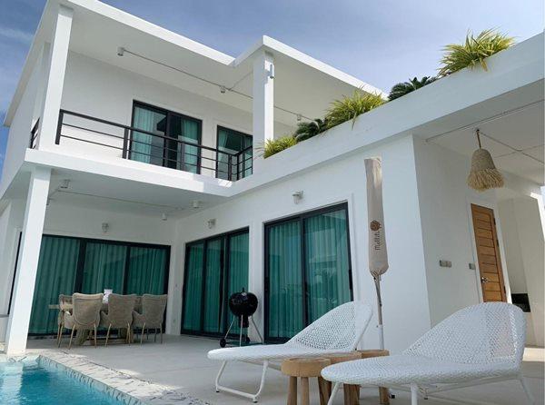 ขายด่วน พูลวิลล่า หัวหิน ประจวบฯ ใกล้ทะเล เดินทางสะดวก 2 ชั้น 3 ห้องนอน ตกแต่งเสร็จเรียบร้อย พร้อมเข้าอยู่ได้ทันที Tel. 0632897879 2