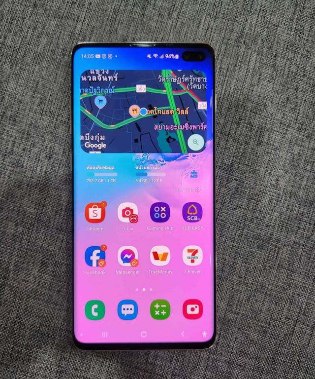 ขายโทรศัพท์ Samsung Galaxy S10 สีขาวสวย สภาพดีมาก 3