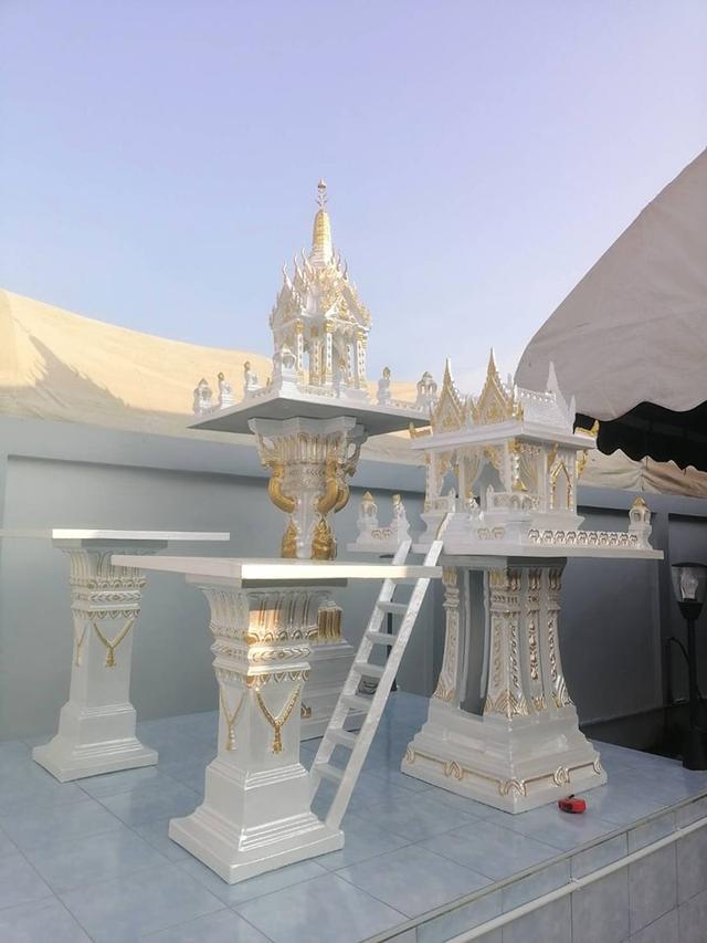 **โรงงานผลิตศาลมาเอง** รับผลิต-จำหน่าย ศาลพระภูมิ Spirit House ศาลโมเดิร์น ศาลเจ้าที่ ตา-ยาย พระพรหมติดกระจก เจดีย์ โต๊ะหินอ่อน รับซ่อมศาล บูรณะศาล 7