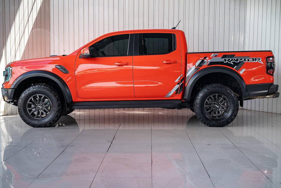 #FORD RANGER, 3.0 RAPTOR ECO BOOST 4WD ปี 2022 จด 2023 สีส้ม โฉม DOUBLE CABรถบ้าน มือเดียวป้ายแดง รูปที่ 6