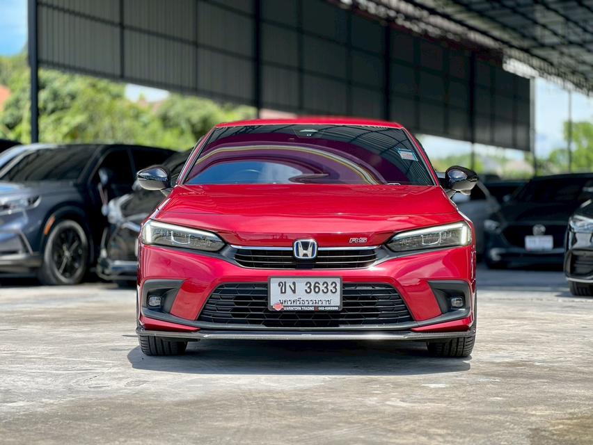 ปี 2022 HONDA CIVIC, 2.0 e:HEV RSโฉม FE ปี21-ปัจจุบัน สีแดง เกียร์ออโต้ เบนซิน/ไฟฟ้ามือเดียวป้ายแด 3