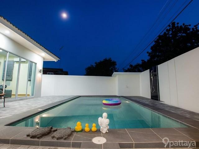 PB5712 ให้เช่าบ้านเดี่ยว พร้อมสระว่ายน้ำ บ้านเดี่ยวบรรยากาศส่วนตัว ทำเลห้วยใหญ่ บางละมุง 14