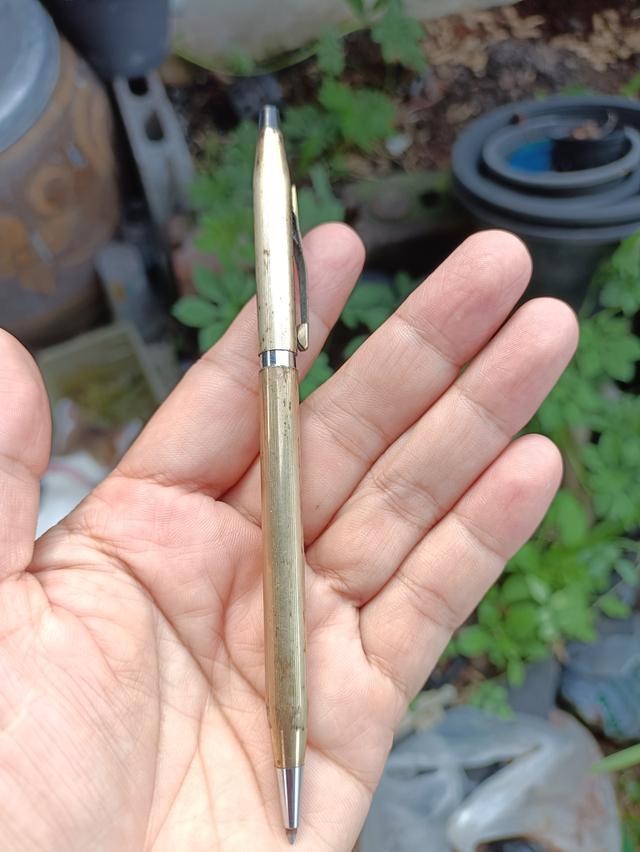 ปากกา CROSS สีทองมีตอก 1/20 10K