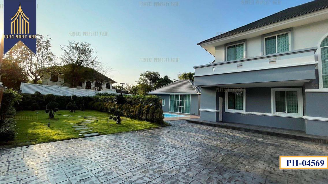 ขายและให้เช่า บ้านสวนเนรมิต (ออเงิน-รามอินทรา) 1 ไร่ เฟอร์นิเจอร์พร้อมเข้าอยู่ สระว่ายน้ำส่วนตัว สายไหม 2