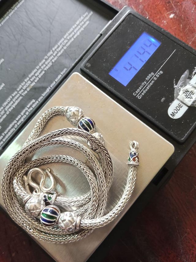 สร้อยเงินแท้ผ่านการยิงเปอร์เซ็นต์มาแล้ว รูปที่ 5