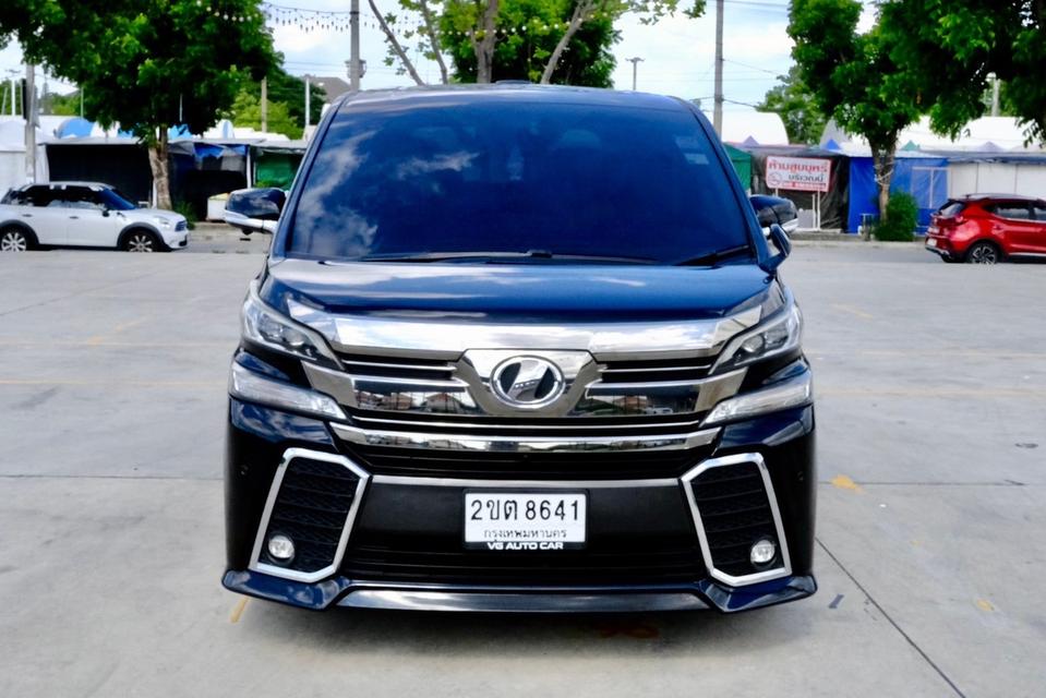 Toyota Vellfire 2.5 ZG  ปี2015 สีดำ  เกียร์: ออโต้  เครื่องยนต์: เบนซิน ไมล์ 10x,xxx กม. 5