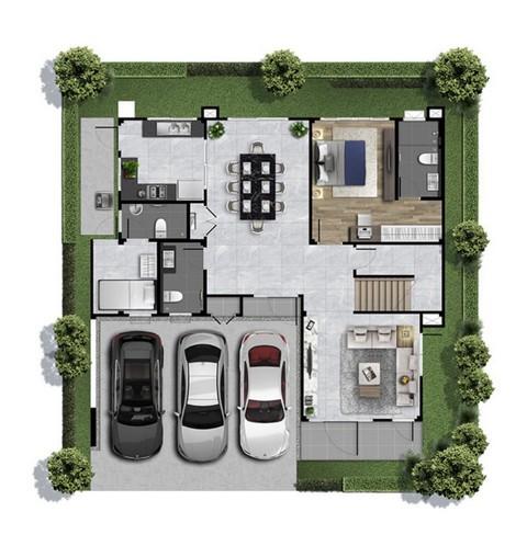 P440 ให้เช่า บ้านเดี่ยว เดอะ ซิตี้ บางนา The City Bangna ติด Mega บางนา 11