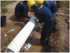 Polywrap เทปพีอีพันท่อกันสนิม เทปพันท่อใต้ดิน เทปกันสนิม สีขาว/สีดำ