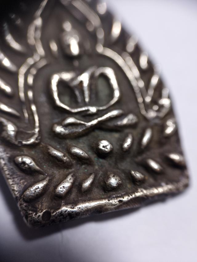 เหรียญหล่อโบราณเจ้าสัวหลวงปู่บุญวัดกลางบางแก้วรุ่นแรก(เนื้อเงิน) รูปที่ 15