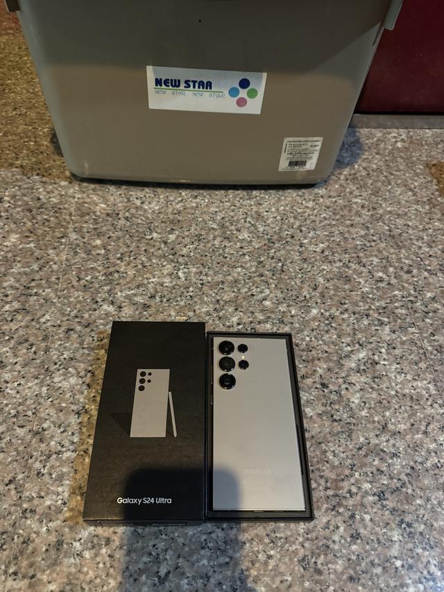 ขายๆๆๆถูกSamsungS24UltraสีTitanuim Gray 512กิ๊กมีกล่องอีมี่ตรงสูนTrueสภาพสวยการใช้งานดีเยี่ยมทุกๆฟังชั่นเครื่องรีสโตได้ตลอดไม่มีติดแอคเค้าใดๆคับ ( จอข รูปที่ 2