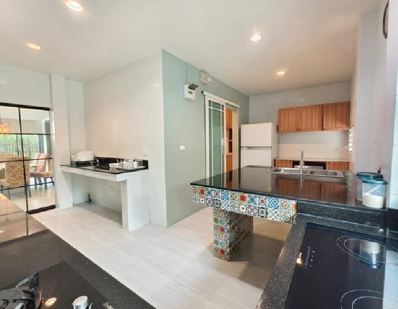 ให้เช่าบ้านเดี่ยว 2 ชั้น หมู่บ้านมัณฑนา พระราม 9 ศรีนครินทร์ ซอยกรุงเทพกรีฑา 7 บ้านสวยมาก เฟอร์นิเจอร์ครบ 8