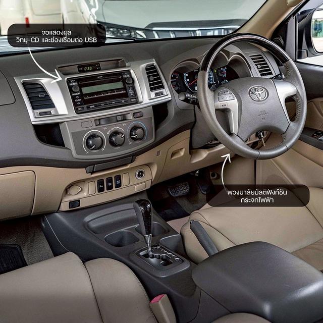 รหัสรถ NP2068 รุ่นรถ : TOYOTA FORTUNER 2.5G ปีรถ : 2014 รูปที่ 4