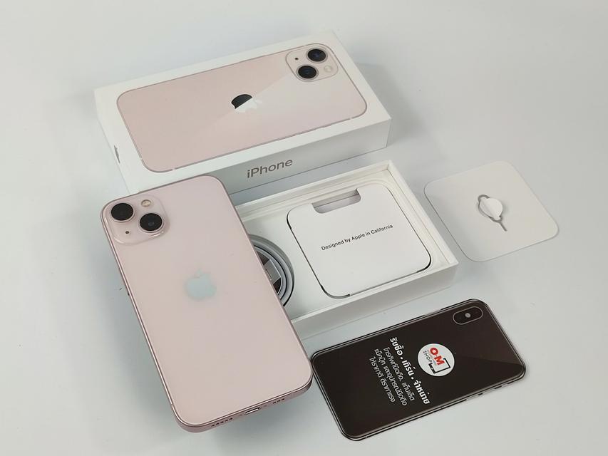 ขาย/แลก iPhone 13 512 Pink ศูนย์ไทย ประกันศูนย์ 06/06/2566 สุขภาพแบต100% สภาพสวยมาก แท้ ครบกล่อง เพียง 28,900 บาท  1