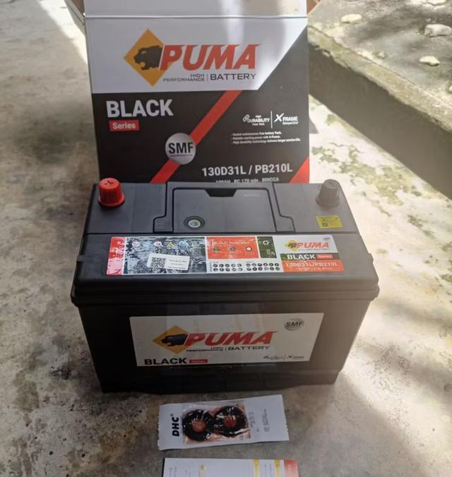 แบตเตอรี่รถยนต์ PUMA PB210R/L ไม่ต้องเติมน้ำ 1