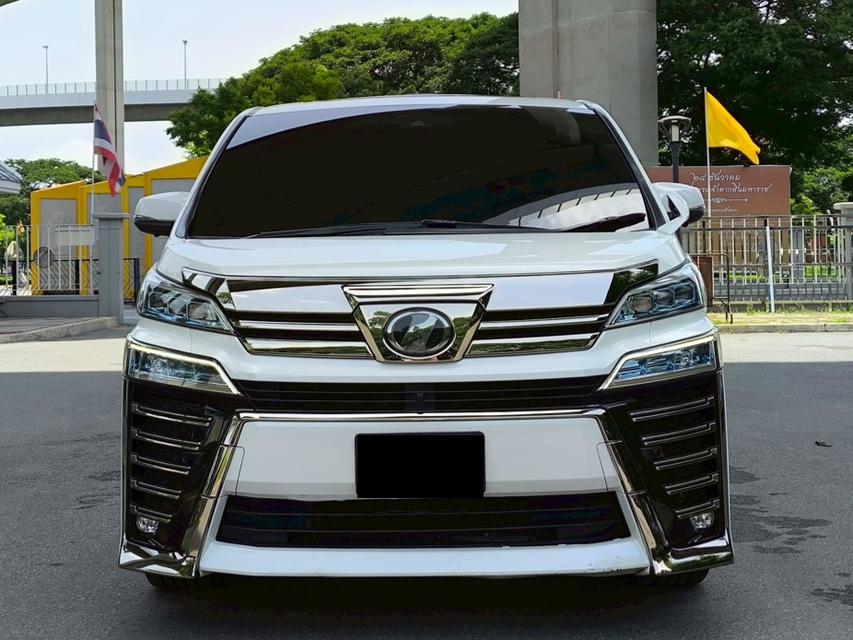 รถเข้าใหม่! TOYOTA VELLFIRE 2.5 ZG Edition Van ปี 2018 (จดทะเบียน 2019) สีขาว 4