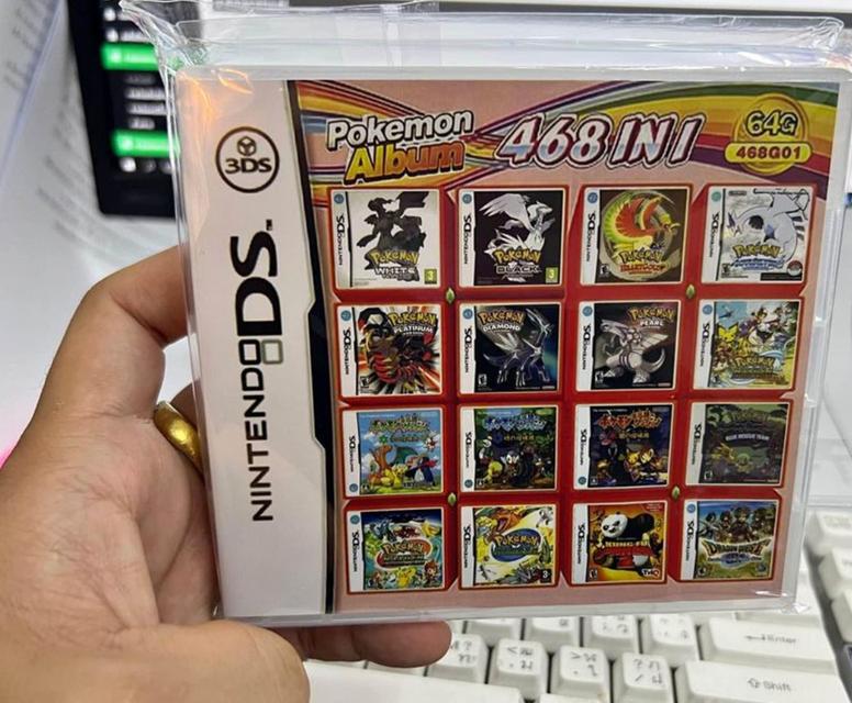 แผ่นเกม POKEMON NINTENDOODS 3DS 468 In 1 1