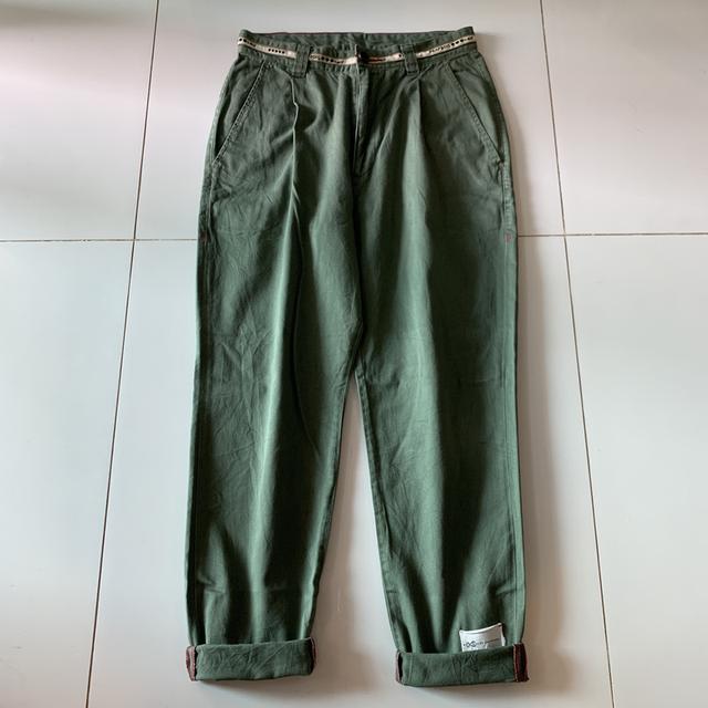 FRAPBOIS half Chino Pant สี Olive Green รูปที่ 6