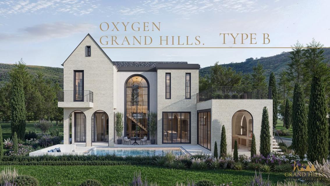 Oxygen Grand Hills Khao-Yai โครงการบ้านจัดสรรเพื่ออยู่อาศัยและลงทุนปล่อยเช่าระยะยาวบนพื้นที่ทำเลทองเขาใหญ่ที่เรียกว่าทองหล่อเขาใหญ่ 7