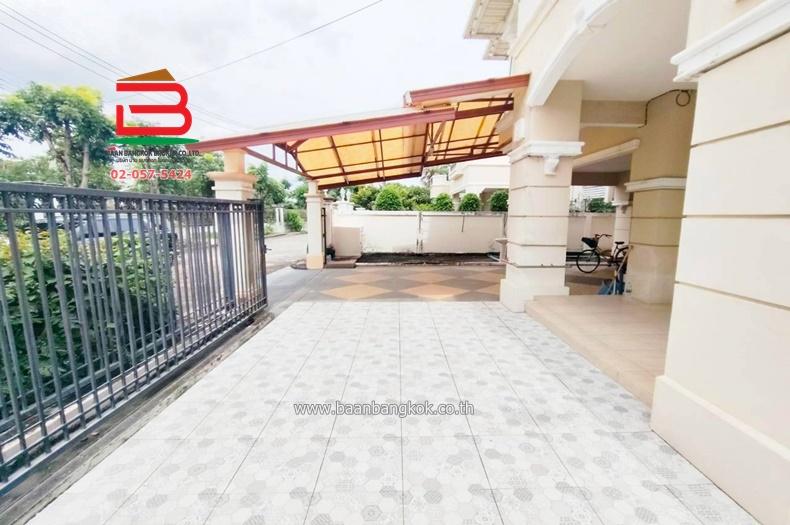 บ้านเดี่ยว หมู่บ้าน เพอร์เฟค มาสเตอร์พีช รัตนาธิเบศร์ เนื้อที่ 84.4 ตรว. ตำบลไทรม้า อำเภอเมืองนนทบุรี จังหวัดนนทบุรี 4