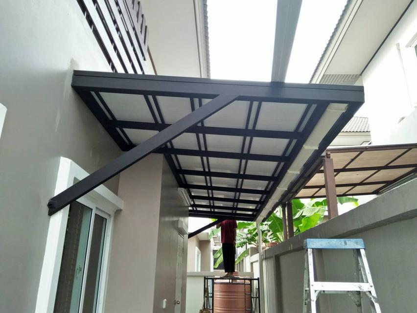 ต่อเติมหลังคา กันสาด แบบครบวงจร รูปที่ 9