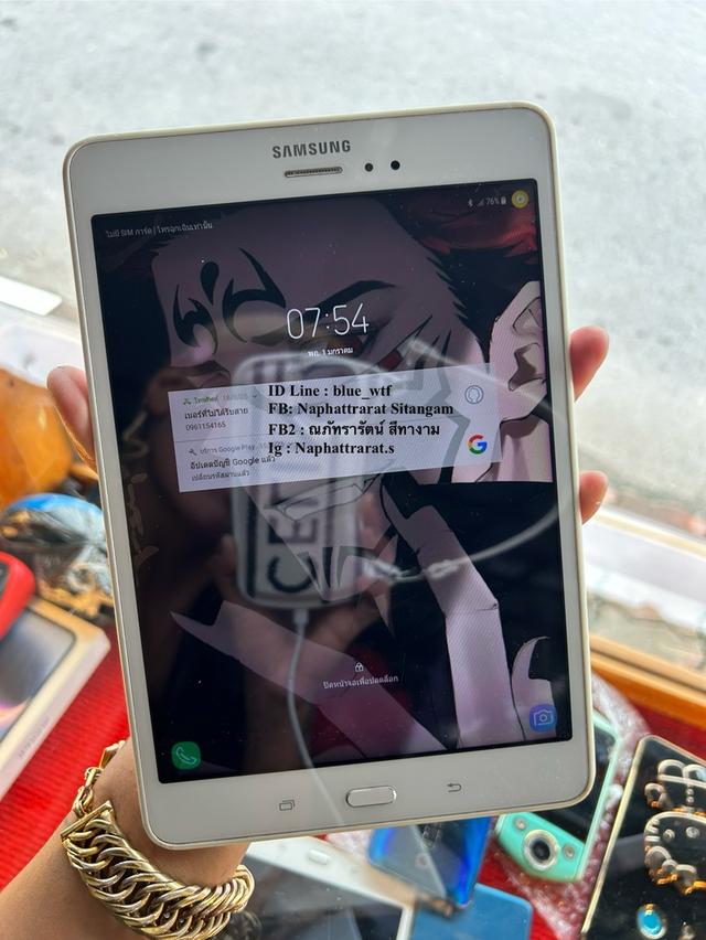 Samsung Tab A 8.0  With Spen  จอ8นิ้วรองรับ4G ใส่ซิมโทรได้ ปากกาในตัว ใช้งานปกติ 2
