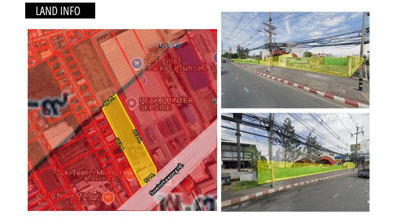ขายที่ดิน 5 ไร่ ติดBig Cสุวินทวงศ์ ผังสีแดง เหมาะสำหรับพัฒนาคอนโดอยู่อาศัย 4