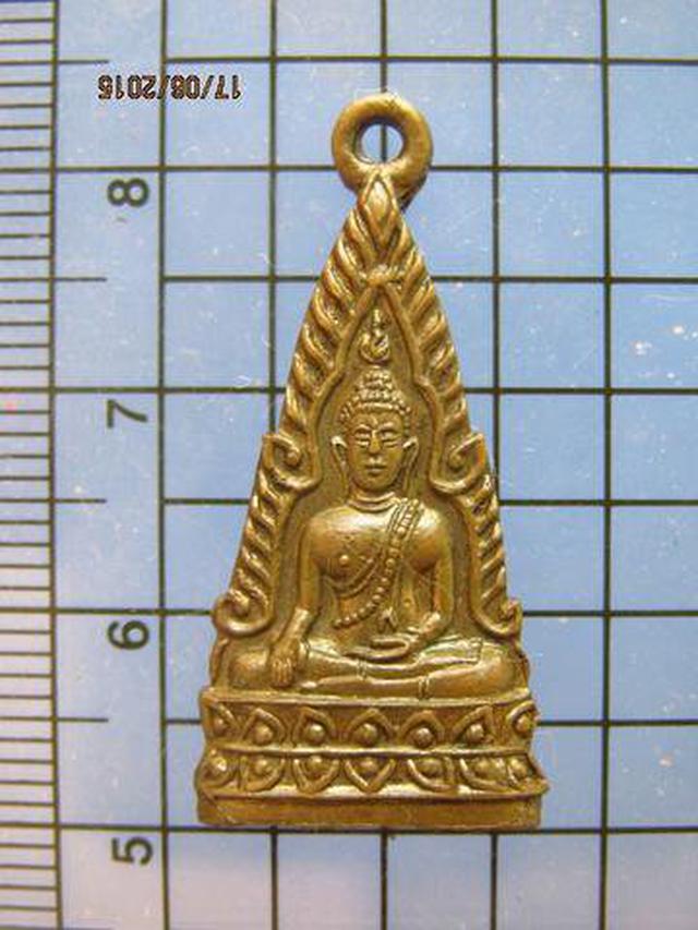 รูป 2182 เหรียญหลวงพ่อโต วัดบุปผาราม ธนบุรี ปี2507 เนื้อทองฝาบาต
