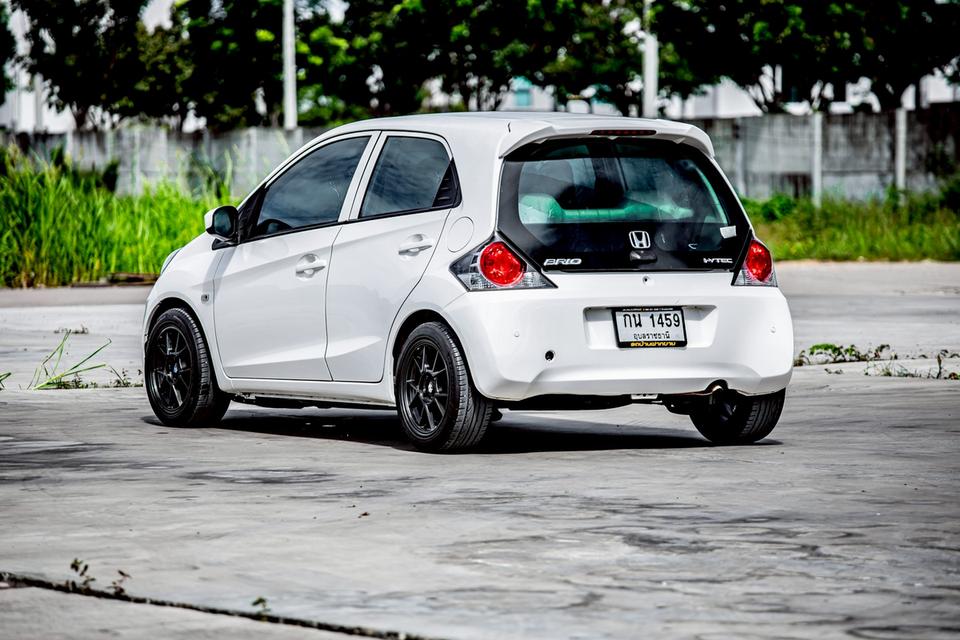 Honda Brio 1.2V ท๊อปสุด ปี 2012 เกียร์ออโต้ สีขาว กระจกไฟฟ้า 8