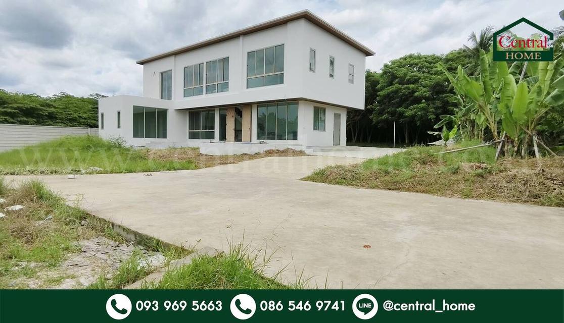 บ้านเดี่ยว 1-1-84 ไร่ ซอยอ้อมใหญ่ สามพราน - นครปฐม ราคาถูก
