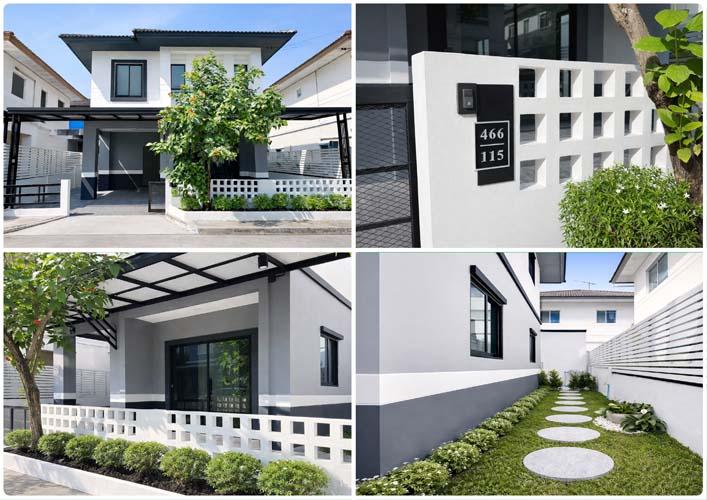 H-114 : บ้าน 35 ตร.วา Renovate ใหม่ทั้งหลัง ม.พร้อมพัฒน์ 1 รามอินทรา ซ.หทัยราษฎร์ 39 คลองสามวา 3