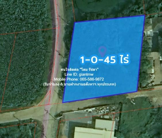 DSL-676 ขาย SALE พื้นที่ดิน ขายที่ดินเปล่า (แปลงหัวมุม) แถวพุทธมณฑลสาย 4 จ.นครปฐม 1-0-45 ไร่ (445 ตร.ว.), ราคา 4.45 ล้าน