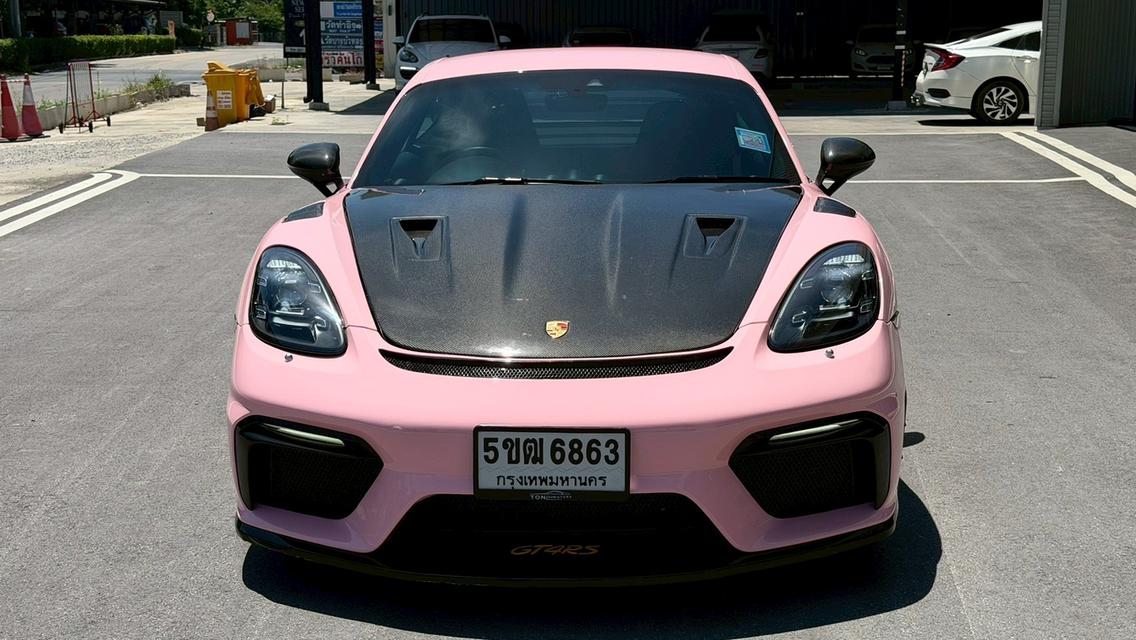 💖 PORSCHE 718 CAYMAN 2.0 Turbo 2018 💖 สีดำดุดัน WRAP ชมพูสุดคิวท์ 🖤🎀 แต่งหล่อจัดเต็ม พร้อมซิ่ง! รูปที่ 14
