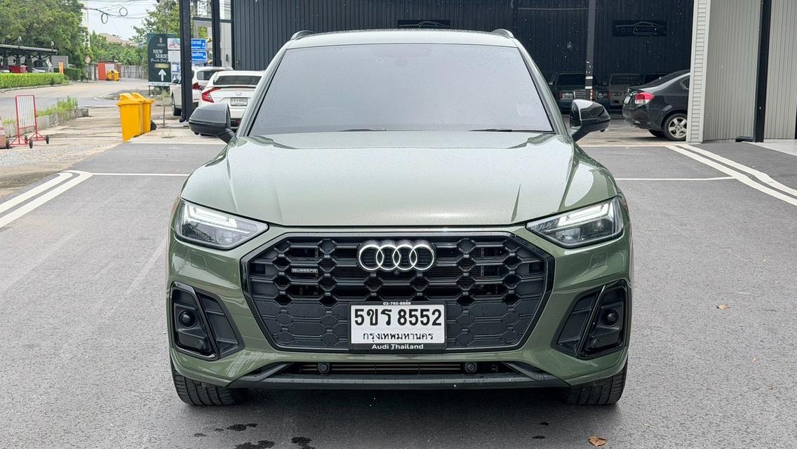2025 AUDI Q5 2.0 55 TFSI e Quattro S line Minor Change สี District Green Metallic Milage 34,XXX KM