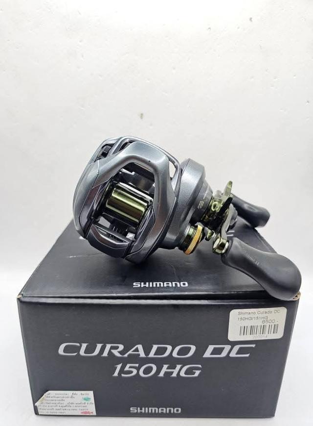 Shimano​ Curado DC 150HG รอบ 7.4ขวา กล่องครบ แต่งใส่คลิกเสียงปลาลากPintowat สภาพสวยมีรอยการใช้งานตามรูป หมุนลื่นๆเนียนๆชิฟวี๊ดๆ สายช่อน ชะโดจัดไปครับค