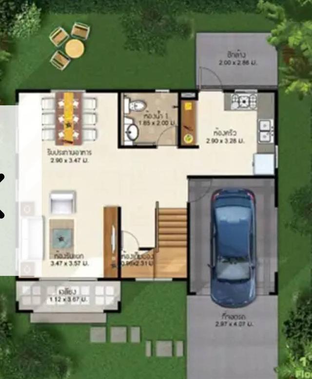 บ้านเดี่ยว คลองสาม คลองหลวง ปทุมธานี 4
