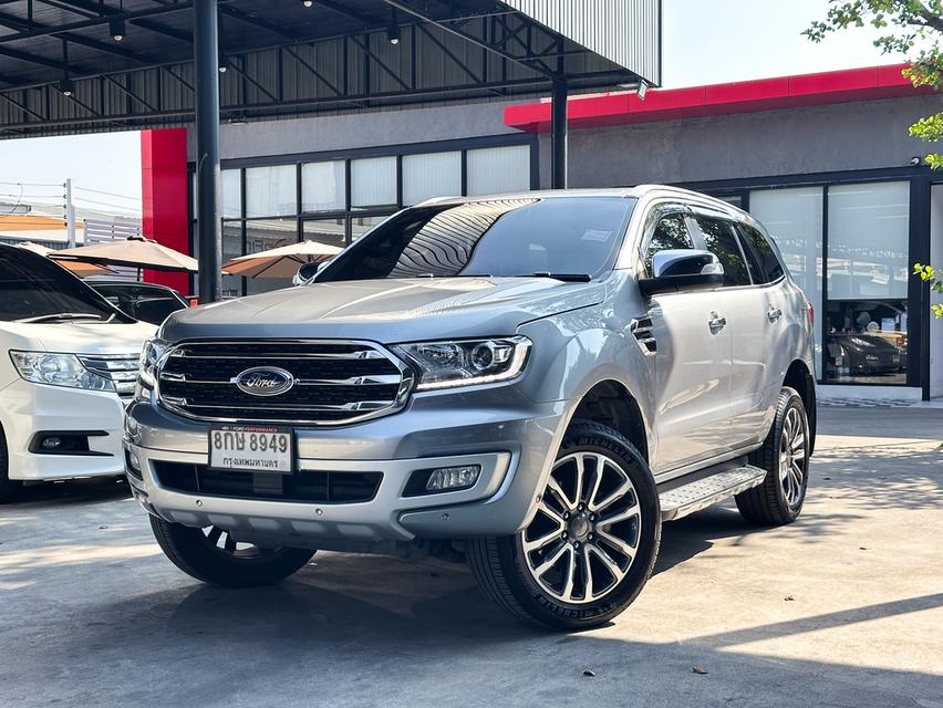 ขายรถ Ford Everest 2.0 Titanium Plus ปี 2019 สีเทา เกียร์ออโต้