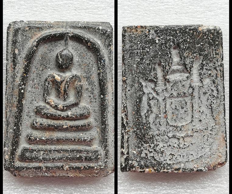 สมเด็จหลังตราแผ่นดิน เกศไชโย วัดชลอ 6