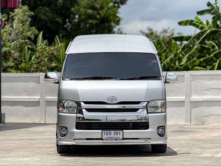 รหัสรถ WRT291 2017 TOYOTA COMMUTER 3.0 D4D โฉมปี05-19 สีเทา ดีเซล เกียร์ออโต้ VIP เต็ม 2