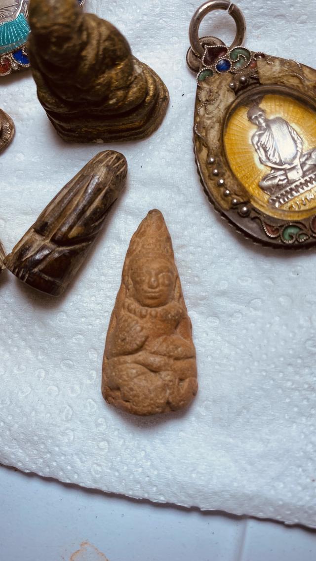 พระอุปคุตเนื้อดินหลวงพ่อโหน่ง สุพรรณ รูปที่ 5