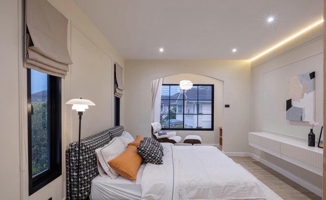 ✨ บ้านเดี่ยวรีโนเวทใหม่ 4 นอน 210 ตรม. 46,500.-/เดือน ในโครงการปลอดภัยสูง ทักเลย! 🏡 10