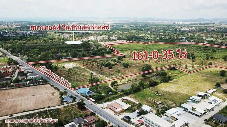 ขายที่ดิน 161-0-35 ไร่ (64 435ตารางวา) ติดถนนดำหน้ากว้าง 324 เมตร อำเภอบ้านฉาง ระยอง 2