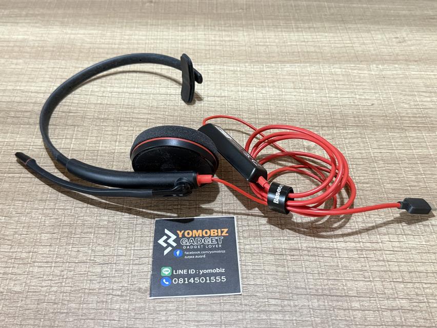 POLY BLACKWIRE C3210 USB-C MONO USB HEADSET- หูฟังครอบหัวพร้อมไมโครโฟนแบบ Mono รองรับ USB-C รูปที่ 3